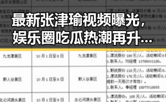 最新张津瑜视频曝光,娱乐圈吃瓜热潮再升温🔥